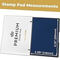 StampMark Premium Stamp Pad Extra Large Size 6" x