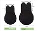 HEXET Nipplecovers Sticky Adhesive Bra, Invisible Reusable Strapless Backless Bra (2 Pack for A/B Cup)