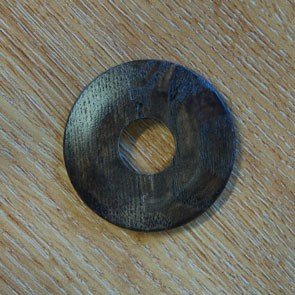 PK of 4 X O' SO EEZY (WS6 Dark Polished Oak) Solid Oak Pipe Surround 15MM - Laser Cut - EASYFIT