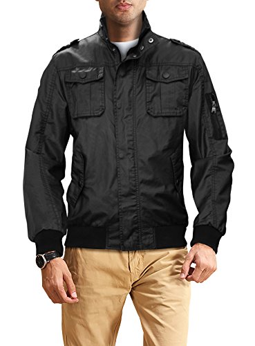 fried denim bomber jacket