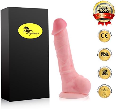 USA SELLER 8 Inch Realistic Flesh Dual Density Silicone D-ildo w/ Suction Cup(SHIP FROM USA)