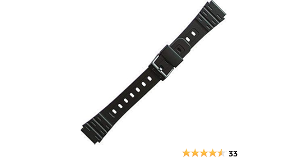 Casio Correa de reloj negra para W-59-1VD, JC-30 71604816