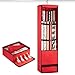 ZOBER Exclusive Hanging Gift Wrap Organizer with Plastic Cover, Convenient Drawer Ribbon Organizer, Durable Construction