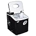 NewAir Counter Top Ice Maker Machine (Black), Compact Automatic Ice Maker, Cubes Ready in 6 Minutes, 28 Pounds in 24 Hours - Perfect for Home/Kitchen/Office/Bar