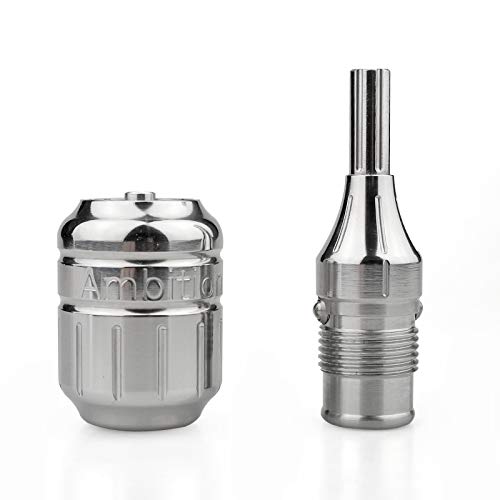 CNC Medical Grade 316 Stainless Steel Adjustable Needle Cartridge Grip 32mm Autoclavable - Thumbnail 2
