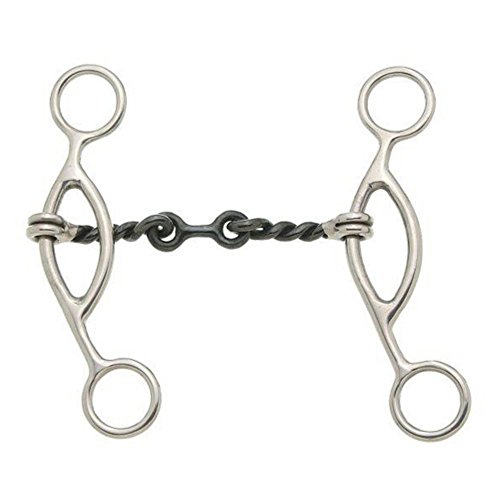 Kelly Silver Star Sweet Iron Gag Dogbone Snaffle