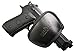 Explorer Genuine Leather Holster, 5 x 3.25-Inch, Black