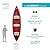 Lifetime Kodiak Canoe with 2 Paddles, Red, 13'