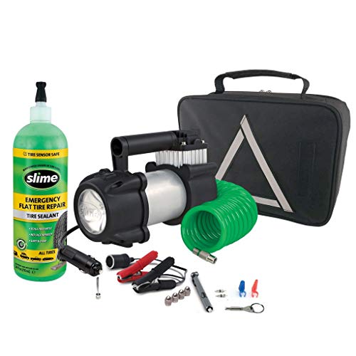 Slime 50063 Truck Spair Heavy Duty 12-Volt Inflator Tire Repair