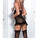 Amazing Wedding New Sexy Sheer Underbust Corset Lingerie Pink Bowknots and Trim Free Size Black Hot!!!