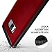 Ringke Flex S Compatible with Galaxy S8 Case Classy Slim Look Flexible TPU Premium Hard PC Leather Hybrid Protection Non Slip Tactile Grip Scratch Resistant for Samsung Galaxy S8 (2017) - Red