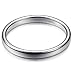 Tungary 3mm Mens Womens Tungsten Carbide Wedding Band Rings Engagement Promise Domed Size 3-12