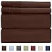 Cal King Size 4 Piece Sheet Set - Comfy Breathable & Cooling Bed Sheets Set - Hotel Luxury Bedding for Women, Men, Kids, Teens, Boys & Girls - Deep Pockets, Ultra-Soft, Wrinkle Free - Oeko-Tex - Brown