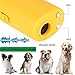 Inoosky Anti Barking Handheld 3 in 1 Pet LED Ultrasonic Dog Trainer Device - Electronic Dog Deterrent/Training Tool/Stop Barking (Yellow)