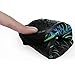 L-RUN Children Water Shoes Breathable Water Exercise Shoes Strip Green US 2.5-3.5=EU 34-35