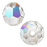 Swarovski Crystal Round 5000 6mm CRYSTAL AB Beads (10) 544001