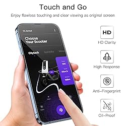 JETech Full Coverage Screen Protector for iPhone 13