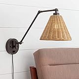 Rowlett Swing Arm Adjustable Wall Mounted Lamp with