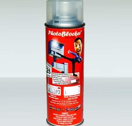 Novelty Camera Reflective Spray (Not sold for license plate use)