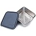U Konserve - Divided To-Go, Stainless Steel with Removable Dividers, Multiple Containers in One, Ideal for Lunches, Picnics and Travel, Dishwasher Safe (Large, Ocean)