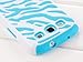 Pandamimi Light Blue White Zebra Combo Hard Soft High Impact Samaung Galaxy s3 i9300 Armor Case Skin Gel with free screen protector and stylus