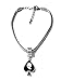 Alternative Intentions Q Spade (Queen of Spades) Charm Anklets in Black Silver and Gold - Hotwife - Cuckoldress