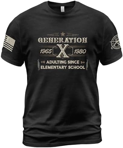 Gen X T Shirt Women, Gen X Shirts for Men, Generation X Tee Shirt