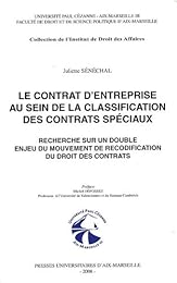 Le  contrat d'entreprise au sein de la classification des contrats spéciaux