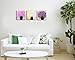 Mon Art-Watercolor Pink Flower Oil Painting Hand Painted 3D Picture Wall Art for Bedroom Living Room Handmade Drawing Artwork Modern Decoration Home Decor,16
