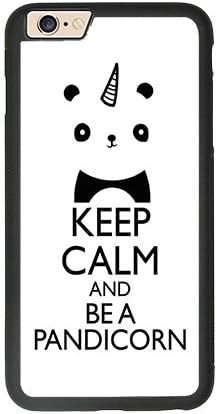 iPhone 5 Cases,Keep Clam And Be A Pandicorn CASEU Design TPU Bumper Hard PC Anti-Scratch Back Work Apple iPhone 5 2016