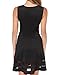 Face N Face Women's Mesh Slim Sleeveless Short Mini Flare Dress