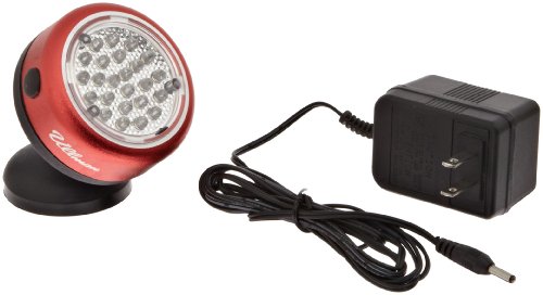 Ullman RT2-LTCH Aluminum Rechargeable Rotating Magnetic 24 LED Work Light with 110V Charger