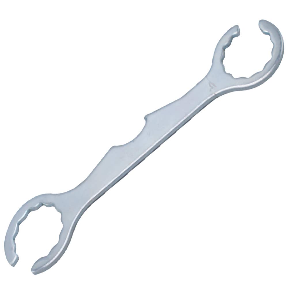 Faucet Wrench, Superior Tool Multifunctional Spanner Wrench for Tap Beer Tower Coupler Multi-Use Faucet Key Tool Removal, Stainless Steel, 1Pack