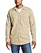 Dickies Occupational Workwear LL535DS L Polyester/Cotton Men's Long Sleeve Industrial Work Shirt, Large, Desert Sand