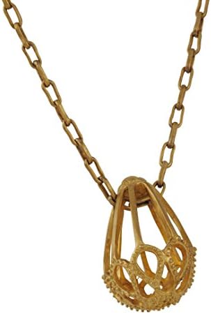 VESPER ROSE - Minerva Brass Egg Pendant