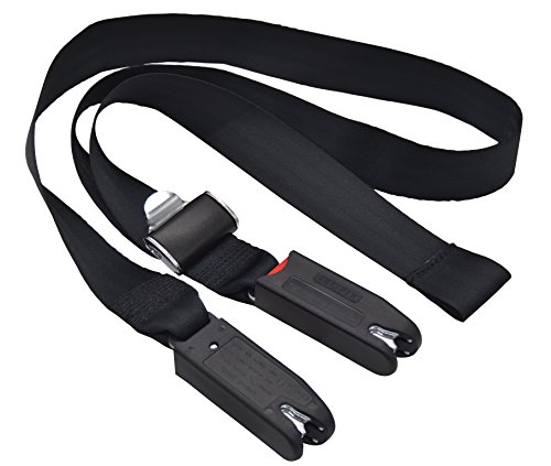 HARDKING Toddlers Kids Safety Seats General Isofix Interface Latch Belt For Infant Baby Car Chair (Black)
