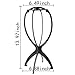 Wig Stands for Wigs Holder,Portable Wig Stand Dryer for Travel Stable Durable Wig Display Tool 3pcs Plastic Black LYTMF(Black 3pcs) …