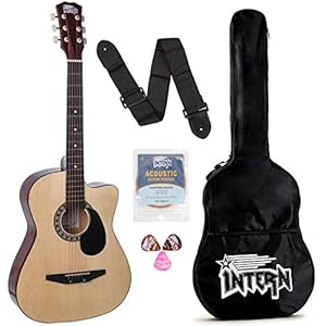 Intern INT-38C Acoustic Guitar Kit (Natural)