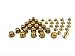 1/2'' Solid Brass Leathercraft Flat Buckle Button Feet Nailheads Stud Spike DIY Purse Handbag Pack of 20 Sets