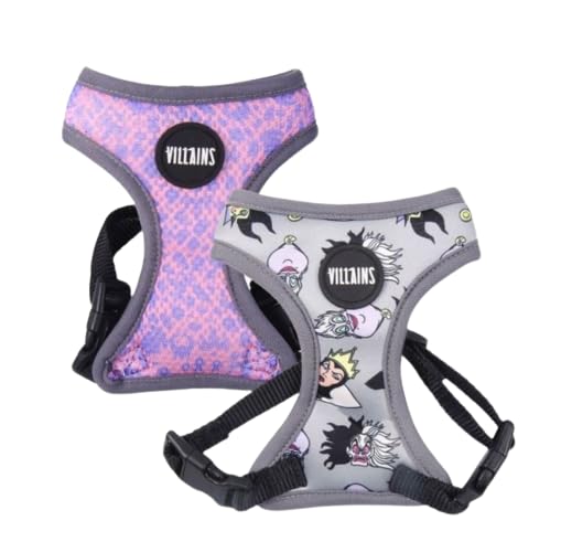 CERDÁ Life's Little Moments - for Fan Pets | Disney Villans XXS-XS Dog Harness - Official Disney License