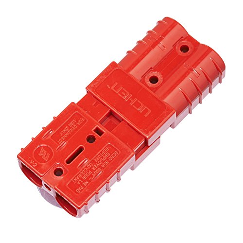 OMT 50A Battery Quick Connect Disconnect Plug Set for 6 Gauge Cables