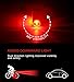 HODGSON USB Rechargeable Bike Tail Light,Super Bright Rear Light,Waterproof,Safety Flashlight for Cycling-Red