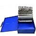 MaxTool Twist Drill Bit Sets 60PCs High Speed Steel M2 Jobber Length for Metal Wood Plastic Stainless Steel Cast Iron Black and Bronze Indexed Case Wire Gauge 1 to 60