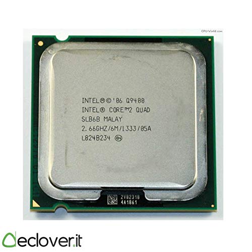 Intel Processeur Cpu Core 2 Quad Q9400 2.66Ghz 6Mo Fsb 1333Mhz Lga775 Slb6B