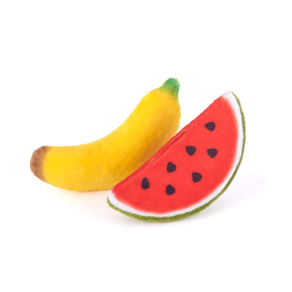 P.L.A.Y PLAY Feline Frenzy Cat Toy Tropical Fruits 2 Piece