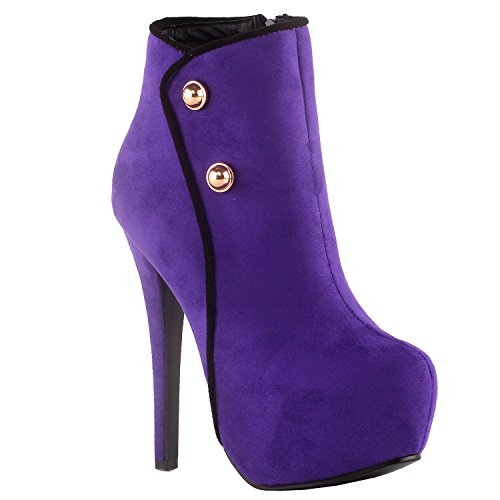 SHOW-STORY-Hot-Two-Tone-Button-Platform-Stiletto-Heel-Party-Ankle-BootieLF80829
