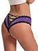 Sofishie Sexy V-Back Criss Cross Panties - Purple - Medium