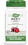 Nature's Way Beet Root 500 mg, 100 Capsules, Pack of 2