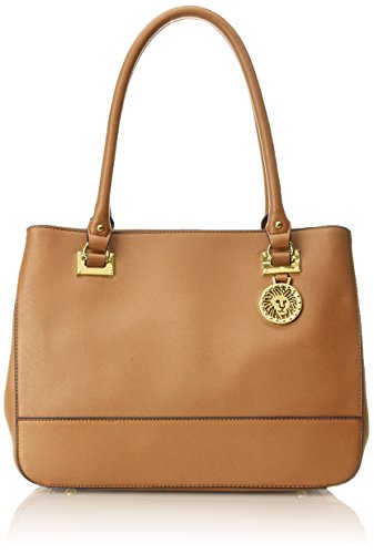 Anne Klein New Recruits Satchel Lg, Cognac
