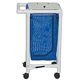 MJM International 214-S-FP Single Hamper with Foot